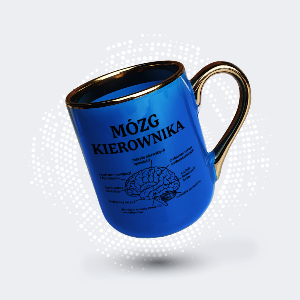 Kubek Mózg Kierownika Śmieszny Prezent AN1208