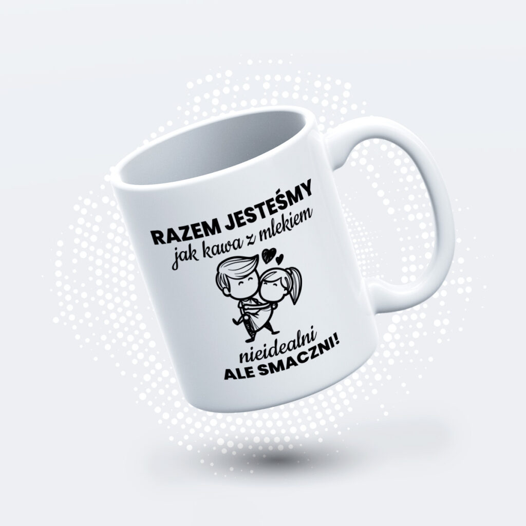 Razem jesteśmy jak kawa z mlekiem Kubek AN1197
