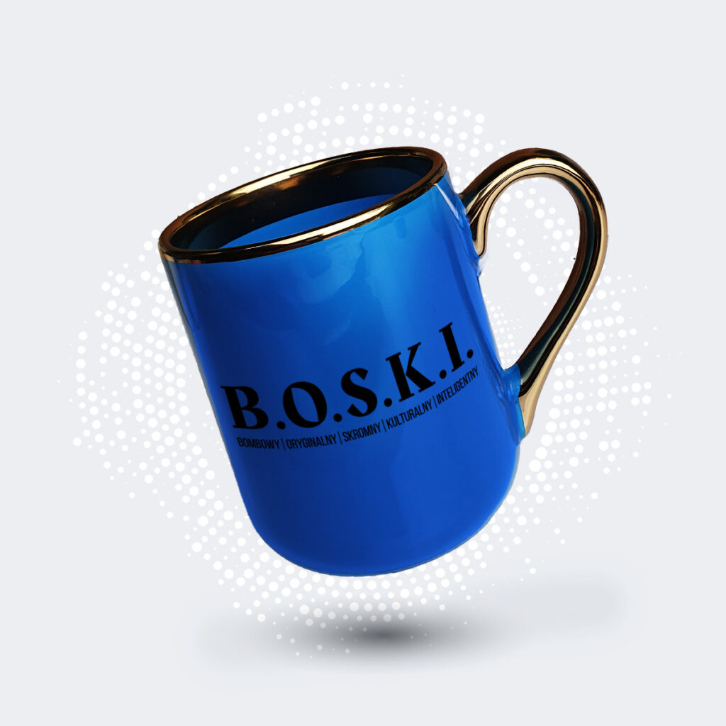 Śmieszny kubek dla faceta BOSKI AN1211