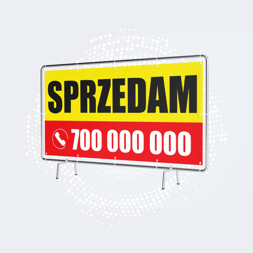 baner reklamowy sprzedam