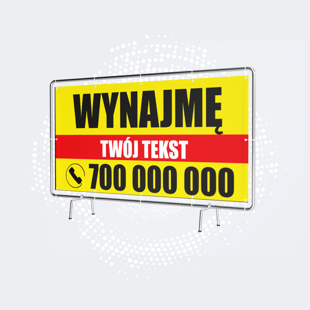 baner wynajmę