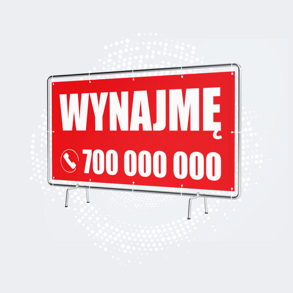 personalizowany baner reklamowy