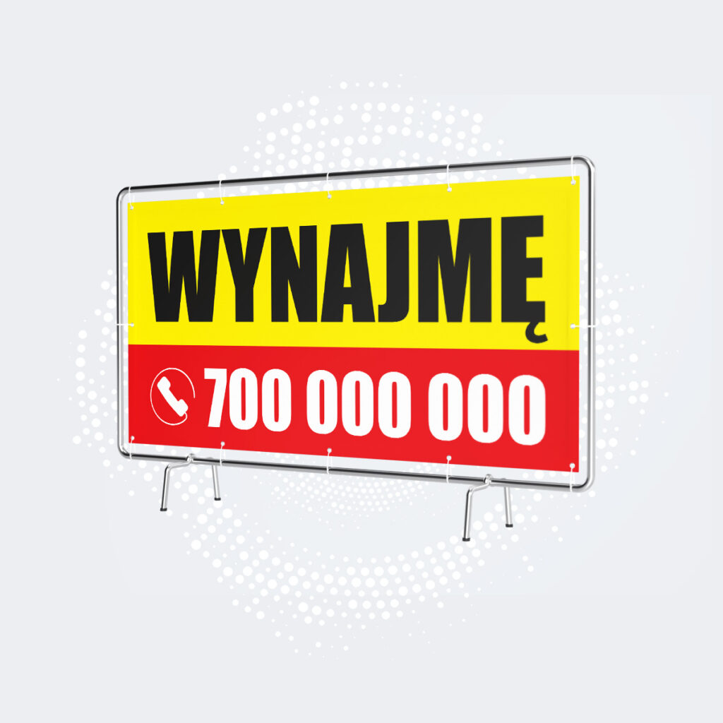 baner ogłoszeniowy wynajmę