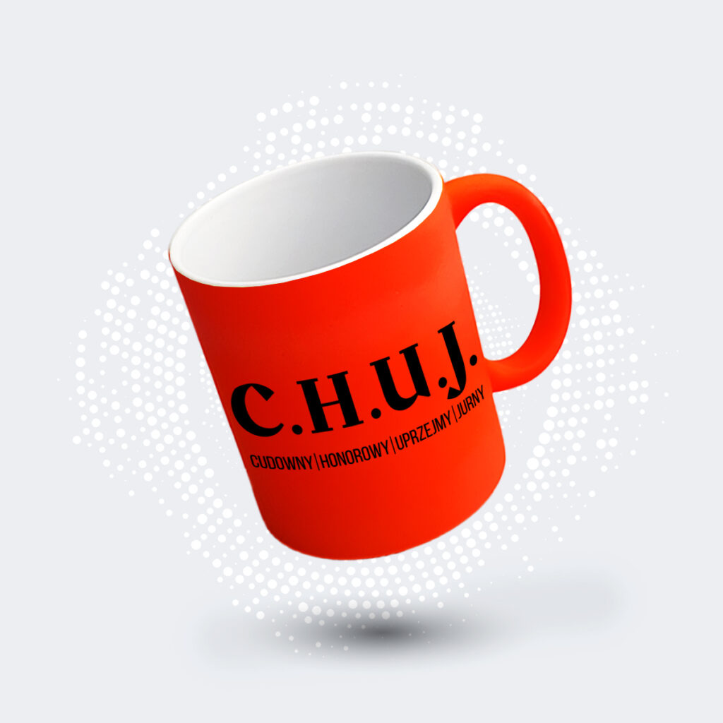 Kubek Fluo C. H. U. J.