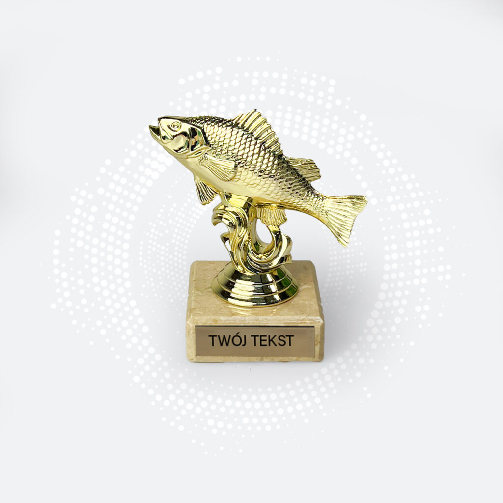 Złota Statuetka Ryba