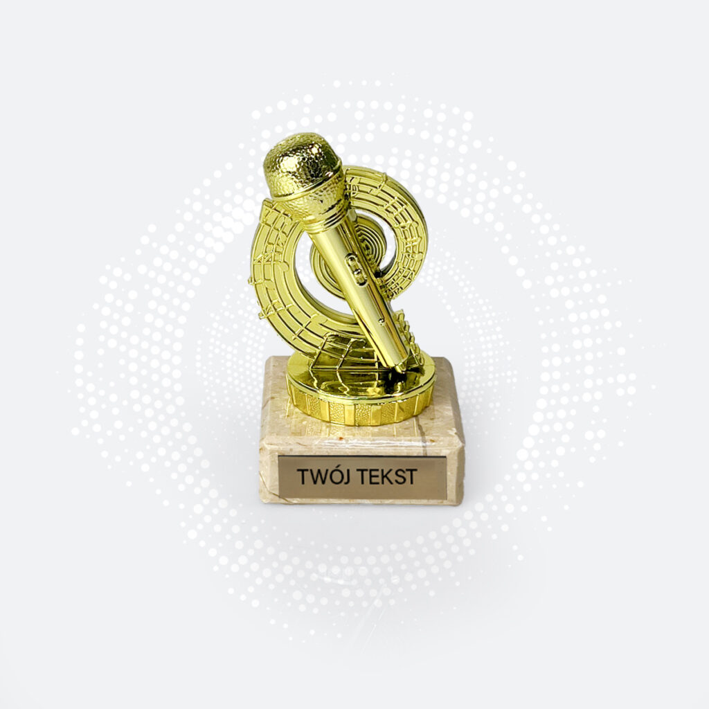 złota statuetka wokalna